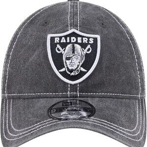 NFL Las Vegas Raiders Washed Contrast 9TWENTY Adjustable Hat New Raiders Cap